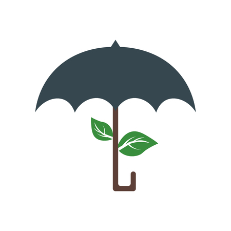 Umbrella icon vector isolated on white background for your web and mobile app design, Umbrella logo conceptのイラスト素材