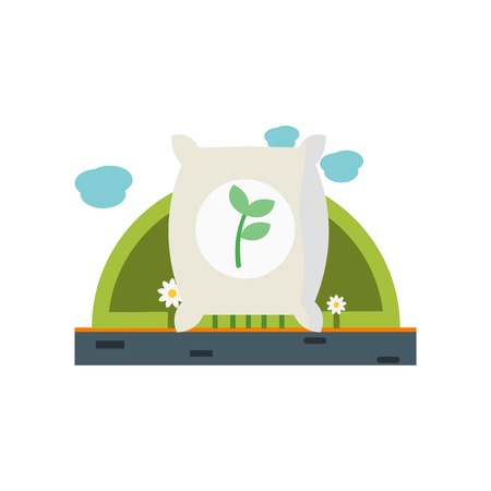 Seeds icon vector isolated on white background for your web and mobile app design, Seeds logo conceptのイラスト素材