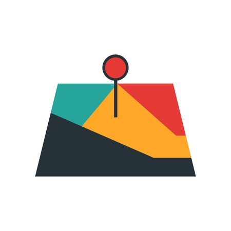 Location icon vector isolated on white background for your web and mobile app design, Location logo conceptのイラスト素材
