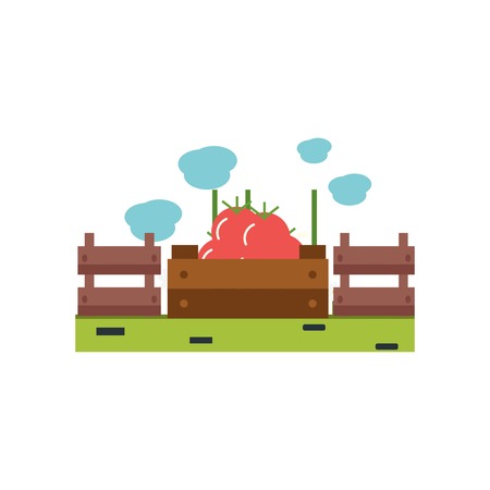 Vegetables icon vector isolated on white background for your web and mobile app design, Vegetables logo conceptのイラスト素材
