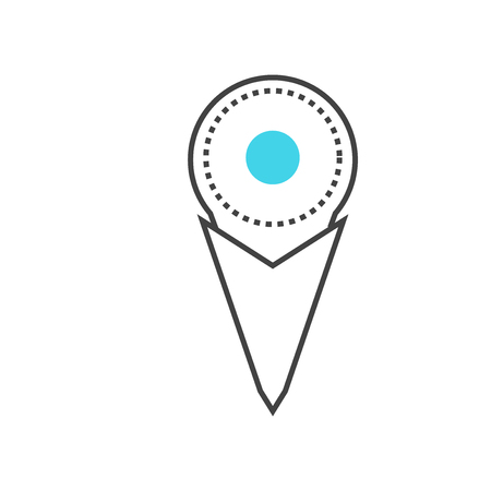 Placeholder icon vector isolated on white background for your web and mobile app design, Placeholder logo conceptのイラスト素材