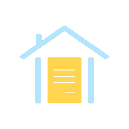 Insurance icon vector isolated on white background for your web and mobile app design, Insurance logo conceptのイラスト素材