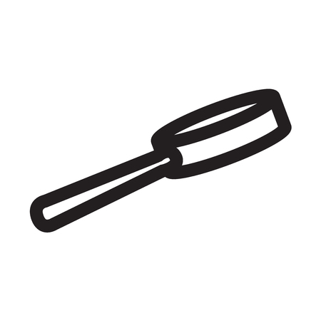 Magnifying glass search button icon vector isolated on white background for your web and mobile app design, Magnifying glass search button logo conceptのイラスト素材