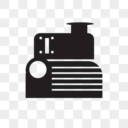 Car parts vector icon isolated on transparent background, Car parts logo conceptのイラスト素材