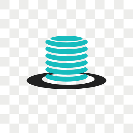 Database Analysing vector icon isolated on transparent background, Database Analysing logo conceptのイラスト素材