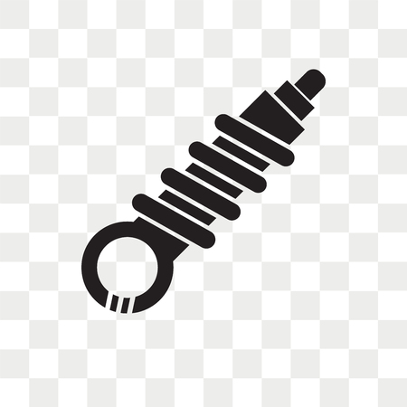 Damper vector icon isolated on transparent background, Damper logo conceptのイラスト素材