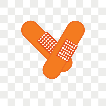 Patch vector icon isolated on transparent background, Patch logo conceptのイラスト素材