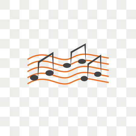 Quaver vector icon isolated on transparent background, Quaver logo conceptのイラスト素材