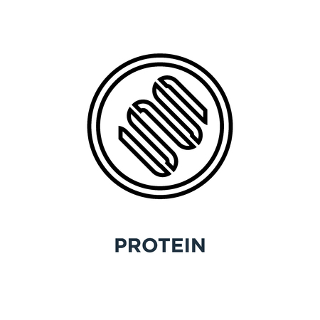 protein icon. protein concept symbol design, vector illustrationのイラスト素材