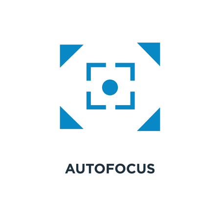 autofocus icon. digital photo camera, image concept symbol design, vector illustrationのイラスト素材