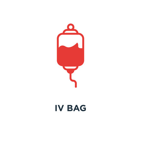 iv bag icon. iv bag concept symbol design, vector illustrationのイラスト素材