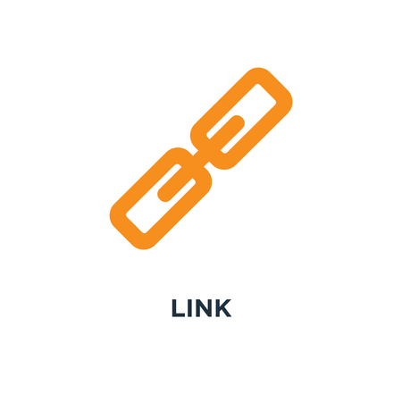 link sign icon. chain concept symbol design, connection , internet security object vector illustrationのイラスト素材