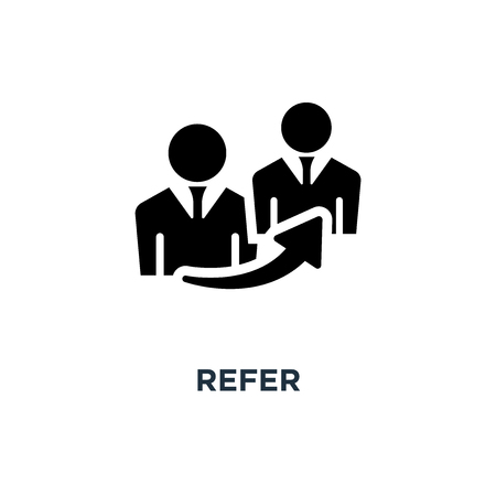 refer icon. refer concept symbol design, vector illustrationのイラスト素材