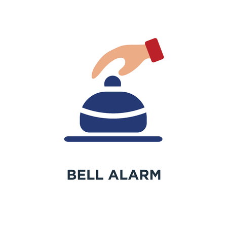 bell alarm icon. sound concept symbol design, vector illustrationのイラスト素材