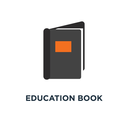 education book icon. library or bookstore concept symbol design, literature vector illustrationのイラスト素材