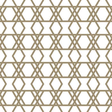 Abstract seamless pattern. Geometric fashion design print. Monochrome wallpaper. Mesh. Guilloche. Grid.のイラスト素材