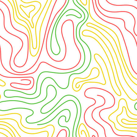 abstract seamless pattern. vector illustration. simple background. colorful lines.のイラスト素材