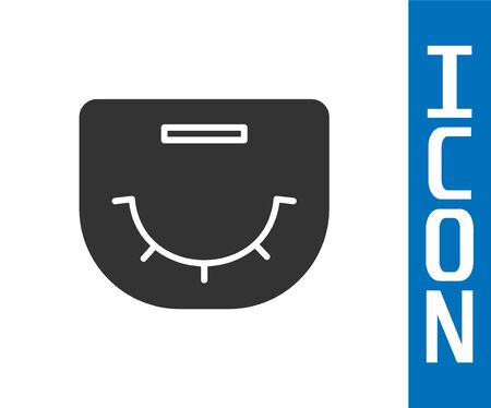 Grey Poker table icon isolated on white background. Vector Illustrationのイラスト素材