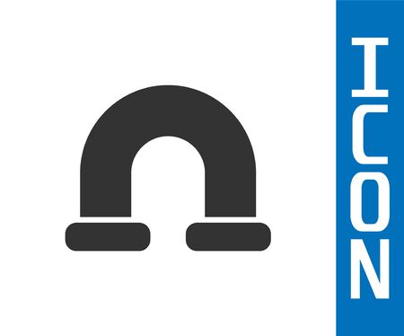 Grey Industry metallic pipe icon isolated on white background. Plumbing pipeline parts of different shapes. Vector Illustrationのイラスト素材