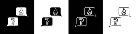 Set Mobile phone with emergency call 911 icon isolated on black and white background. Police, ambulance, fire department, call, phone. Vector Illustrationのイラスト素材