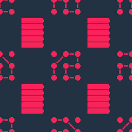 Set Garden fence wooden and Graphic password protection on seamless pattern. Vectorのイラスト素材