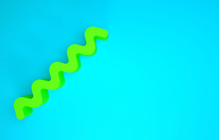 Green Virus icon isolated on blue background. Corona virus 2019-nCoV. Bacteria and germs, cell...