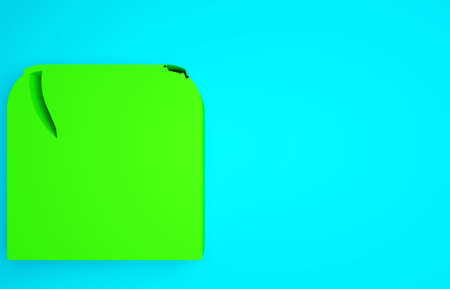 Green Suit icon isolated on blue background. Tuxedo. Wedding suits with necktie. Minimalism concept. 3d illustration 3D renderの写真素材