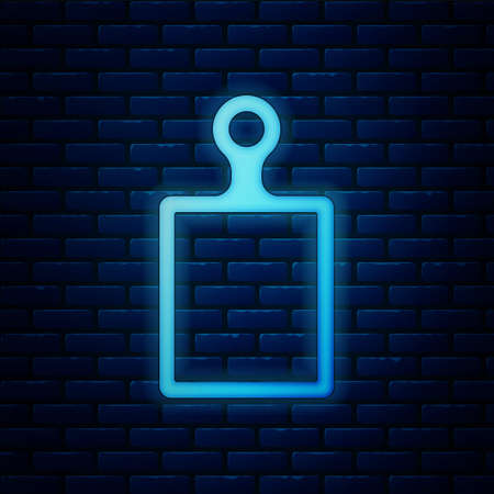 Blue Cutting board icon isolated on background. Chopping Board symbol. Vectorのイラスト素材