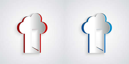 Paper cut Cloud database icon isolated on grey background. Cloud computing concept. Digital service or app with data transferring. Paper art style. Vectorのイラスト素材