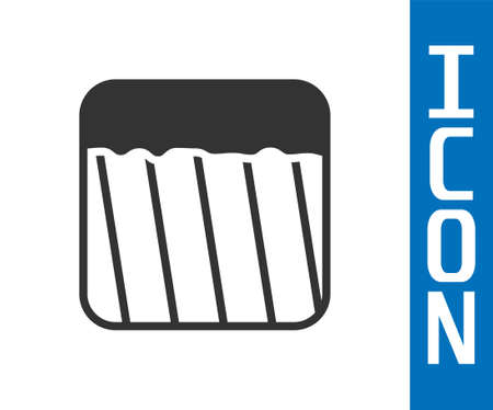 Grey Ground icon isolated on white background. Vectorのイラスト素材