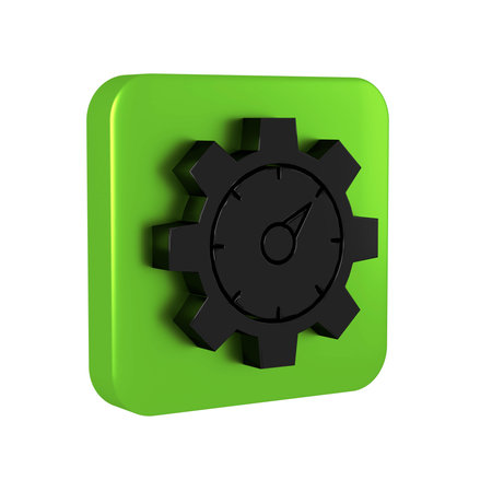 Black Web analytics information and development website statistic icon isolated on transparent...