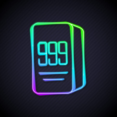 Glowing neon line Gold bars 24k icon isolated on black background. Banking business concept. Vector.のイラスト素材