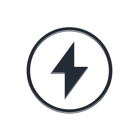 Black Lightning bolt icon isolated on white background. Flash sign. Charge flash icon. Thunderbolt....