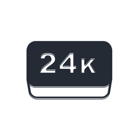 Black Gold bars 24k icon isolated on white background. Banking business concept. Vector.のイラスト素材
