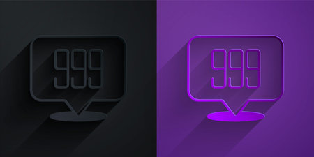 Paper cut Gold bars 24k icon isolated on black on purple background. Banking business concept. Paper art style. Vector.のイラスト素材
