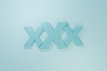 Blue icon isolated on blue background. Minimalism concept. 3D render illustration.の写真素材