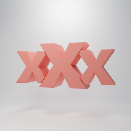 Pink icon isolated on pink background. Minimalism concept. 3D render illustration.