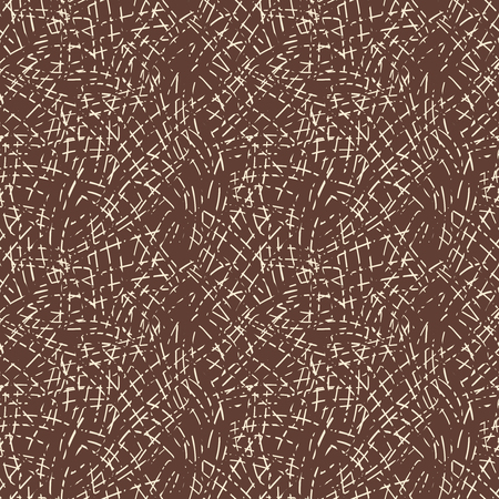 Hand drawn grunge seamless pattern. Vector abstract vintage seamless textureのイラスト素材