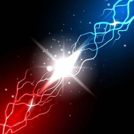 Lightnings challenge backgroundのイラスト素材