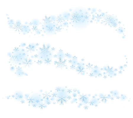 Snow winter wavesのイラスト素材