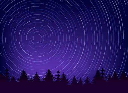 Night park universeのイラスト素材