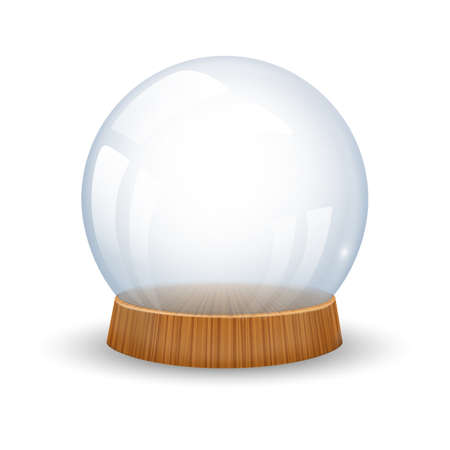 Empty snow sphereのイラスト素材