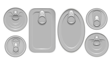 Cans packaging lids