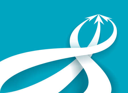 Arrows convergence iconのイラスト素材