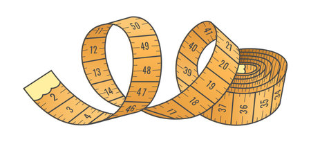 Yellow sewing tape