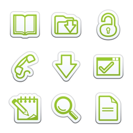 Internet sticker 6のイラスト素材