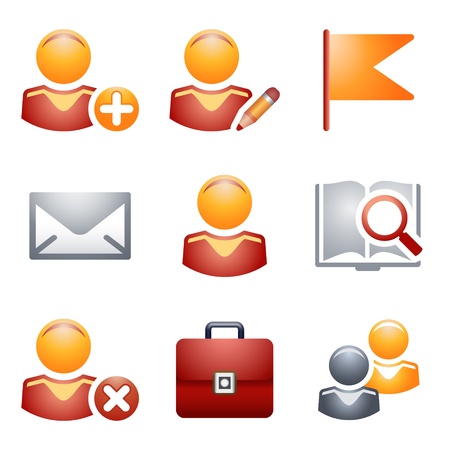 Color icons for website 1のイラスト素材