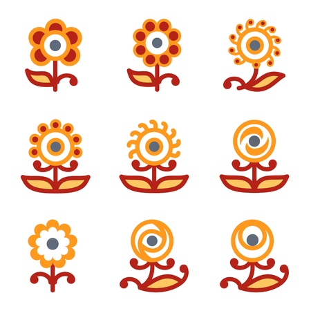 Color icons for website 32のイラスト素材