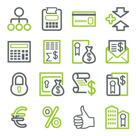 Icons for business.のイラスト素材