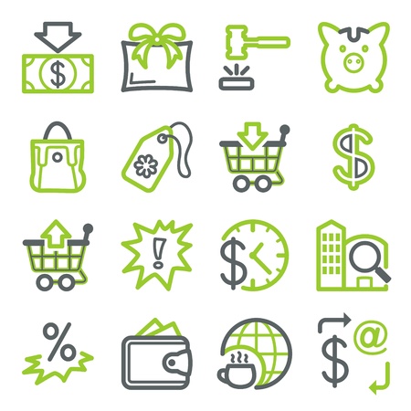 Icons for web set 6のイラスト素材